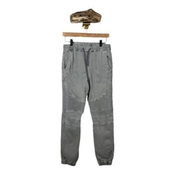 The Buckle DepartWest Hi Rise Light Army Green Moto Joggers S - Picture 1 of 8